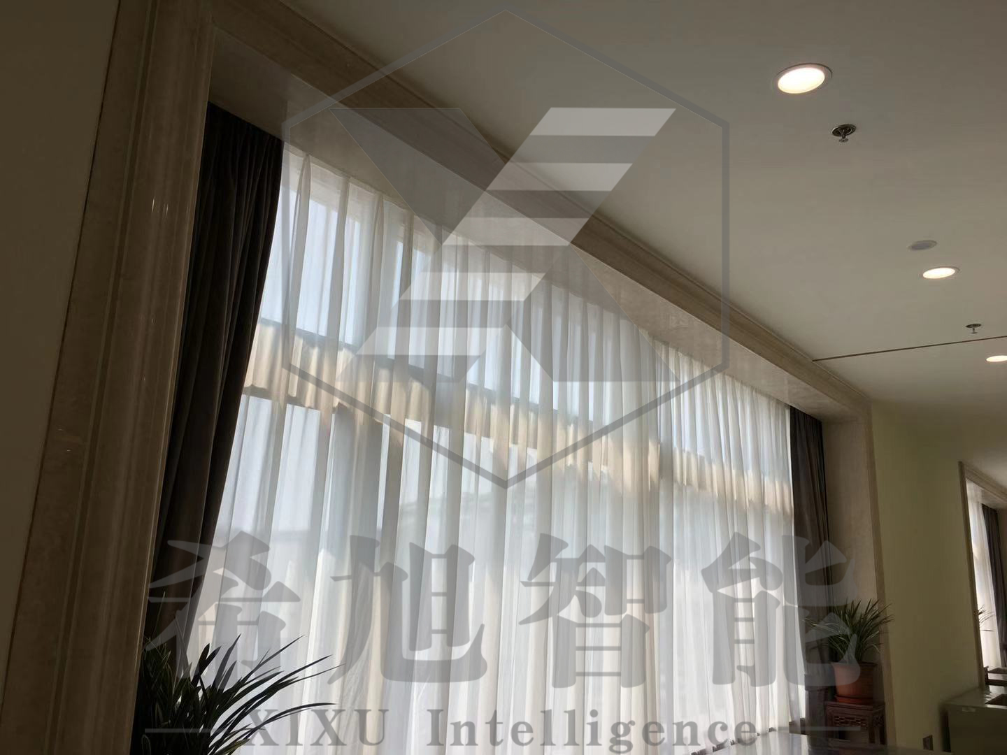 希旭智能浙江杭州浙江省委黨校文欣校區(qū)遮陽(yáng)窗簾工程